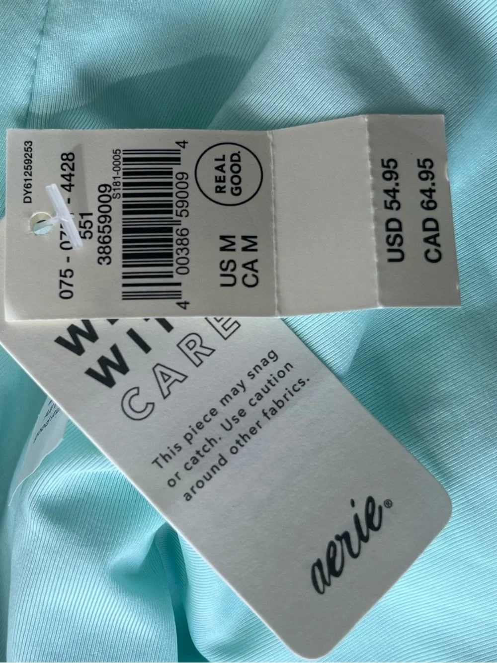 Aerie Green Sparkly One Piece Swimsuit ✨ NWT - Picture 3 of 6